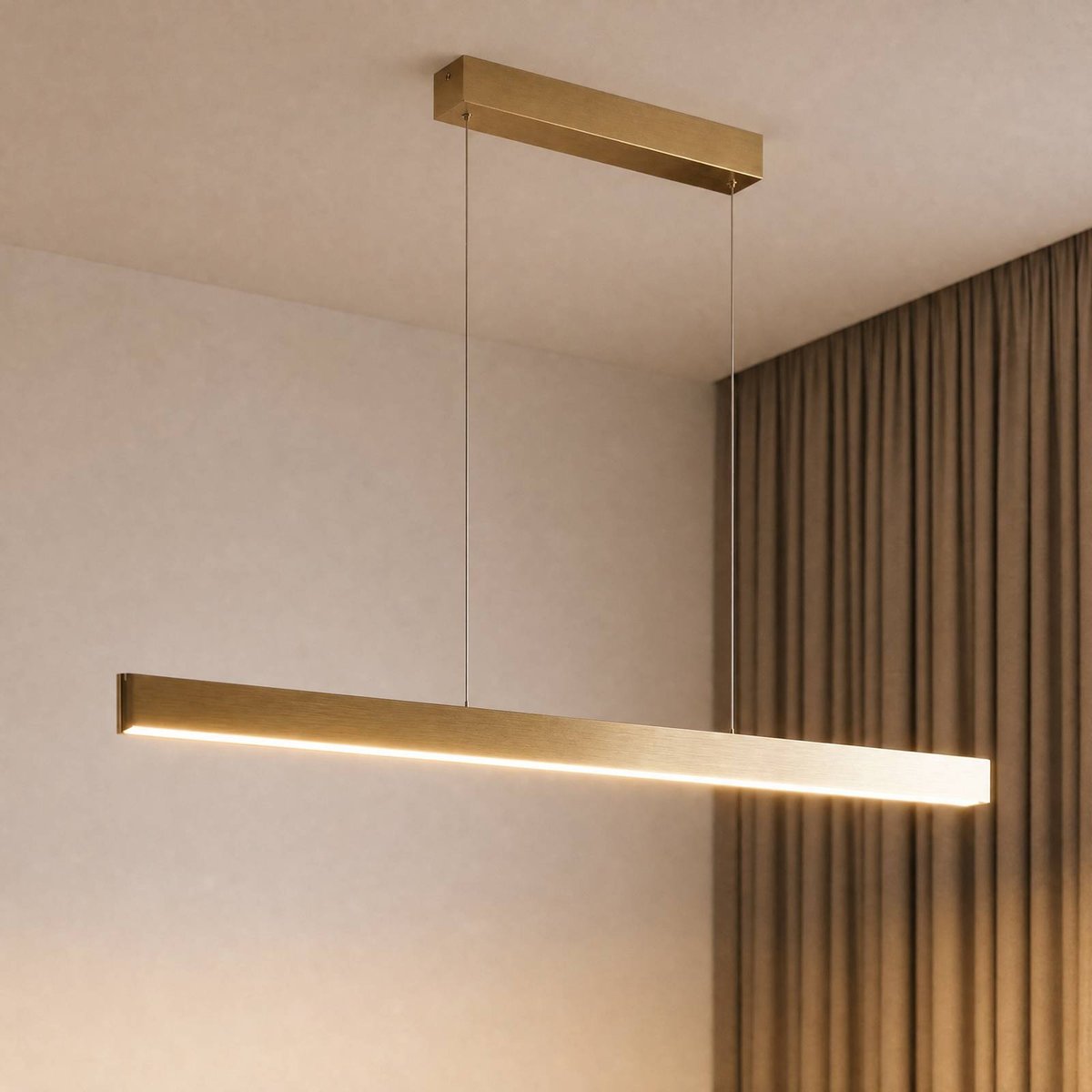 Suspension en aluminium moderneLED, Mylosh or, LUCANDE