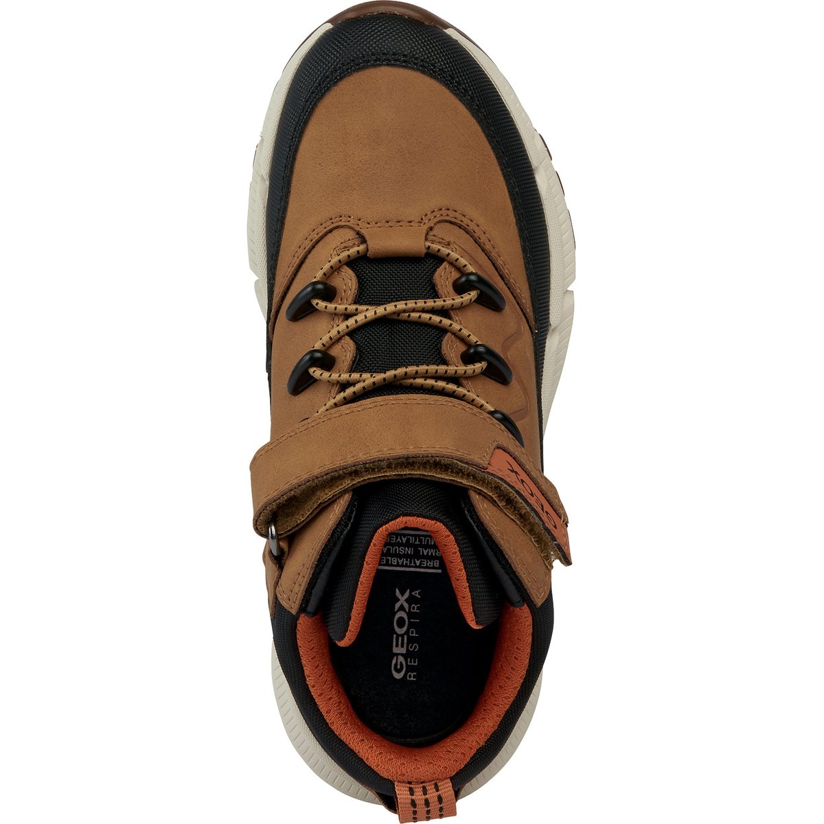 Baskets montantes, FLEXYPER PLUS jaune foncé/noir, GEOX