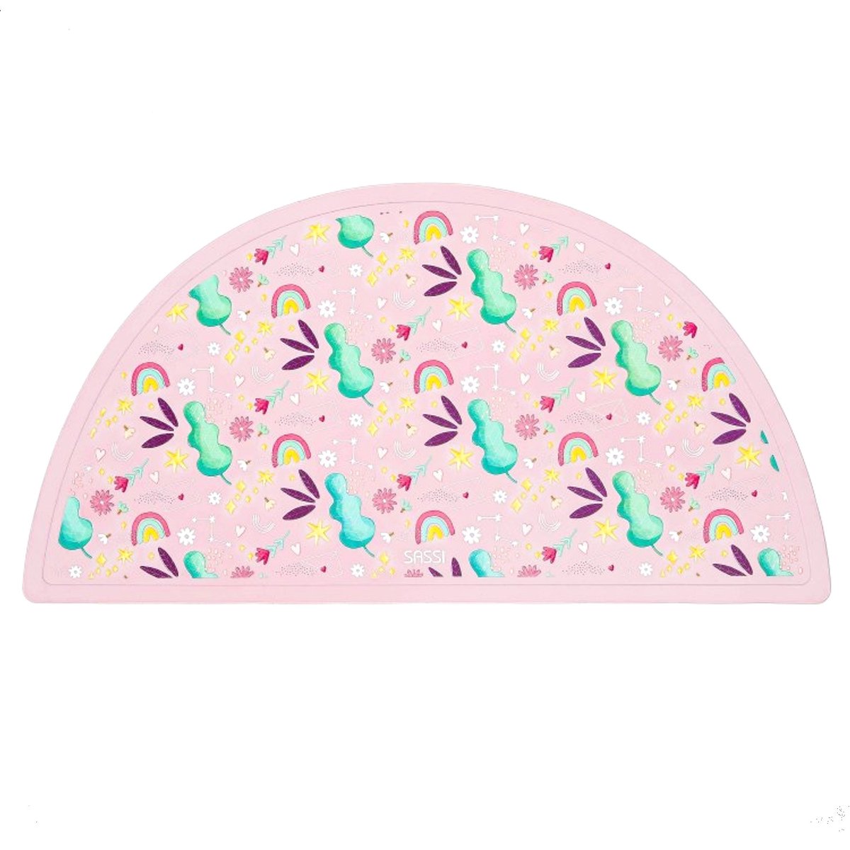 Set de table en silicone ANIMAUX rose, SASSI
