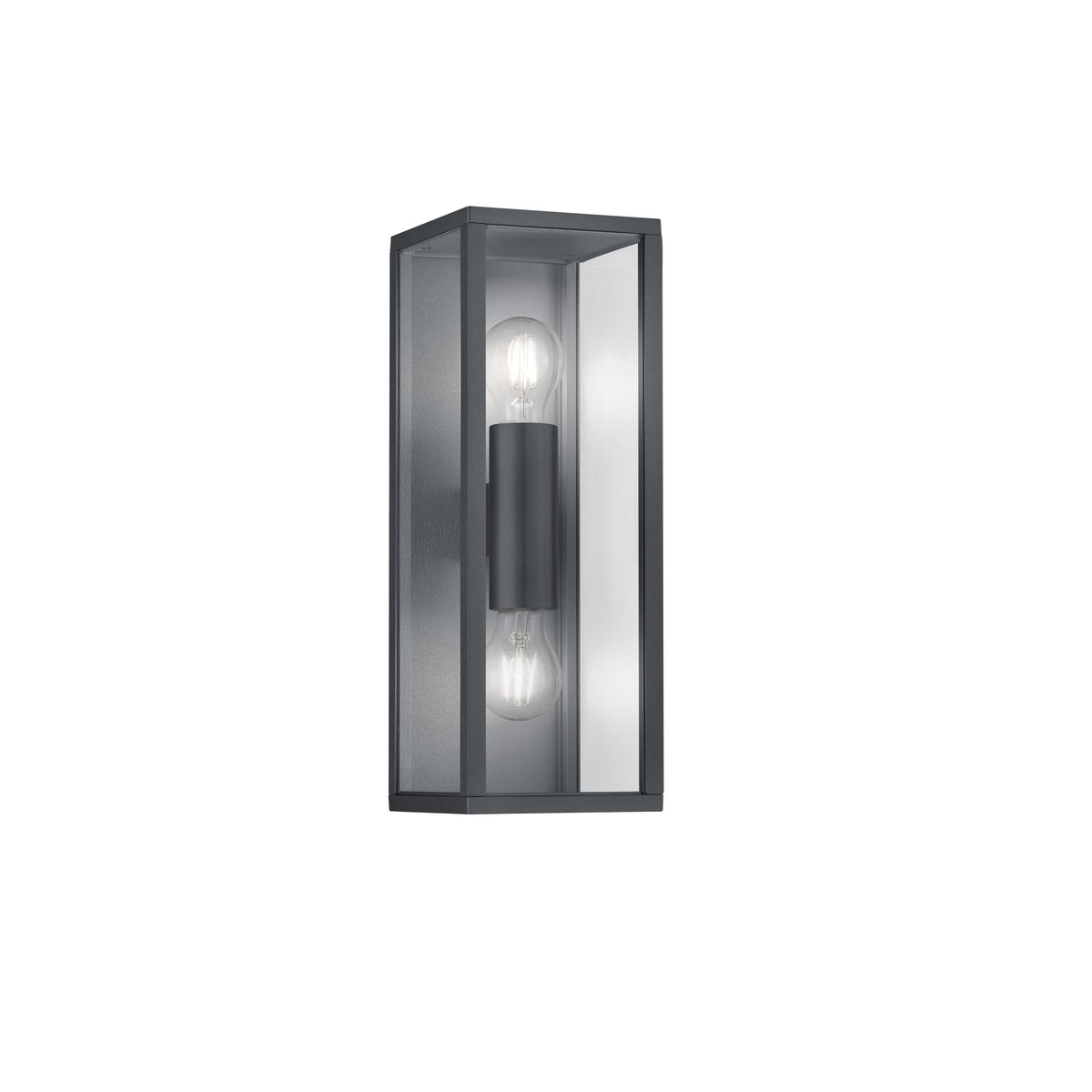 Double applique outdoor Garonne anthracite, TRIO