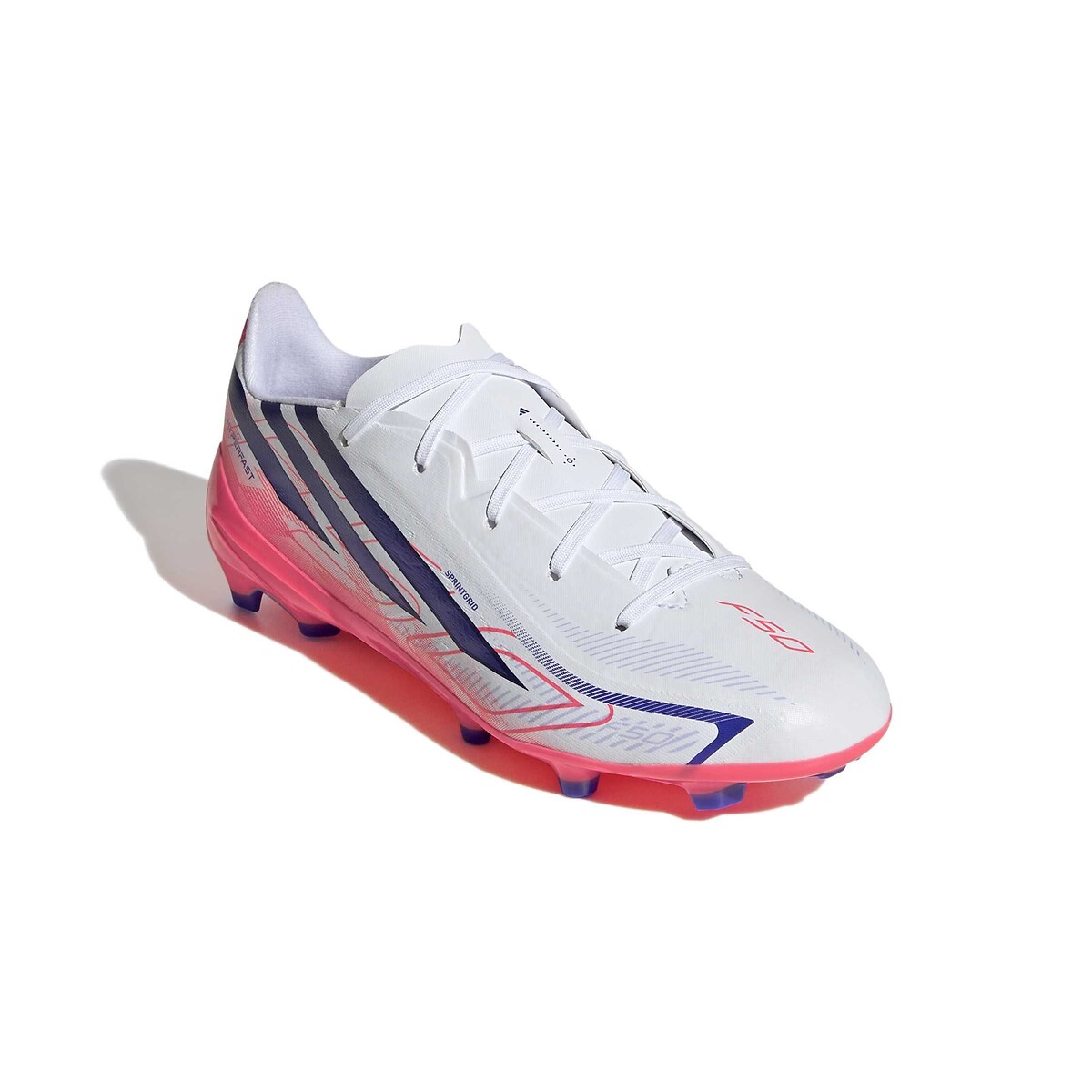 Kids F50 Hyperfast League FG Trainers white/mauve, adidas Performance