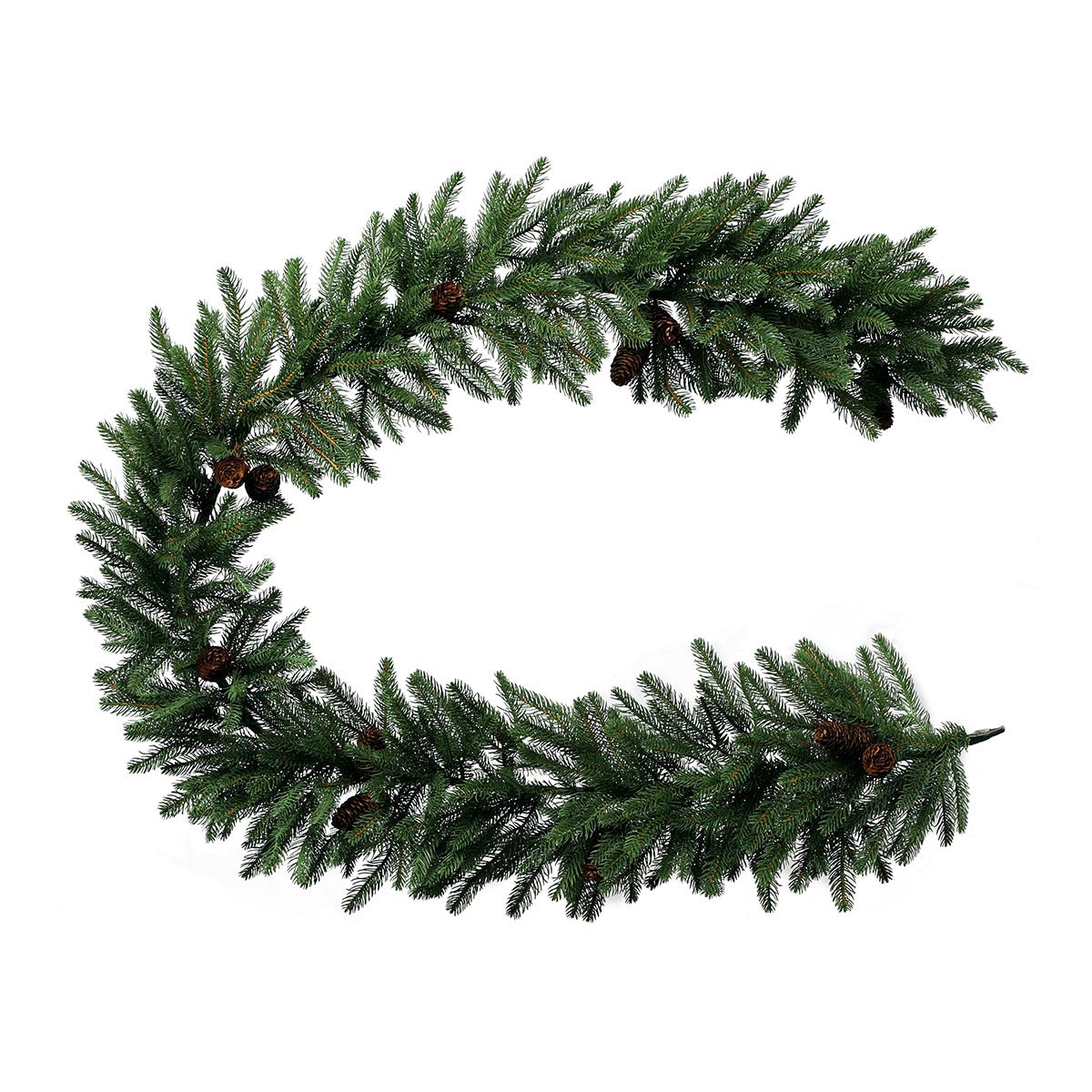 Guirlande de pin de noël artificielle L180 vert, SIA