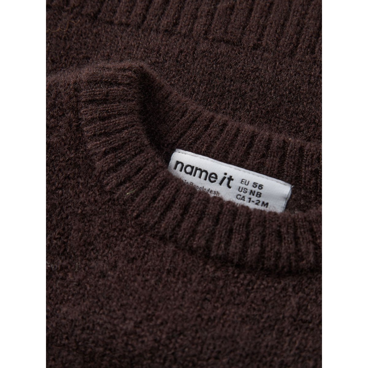 Gilet Tricoté rouge - chocolate plum1, NAME IT