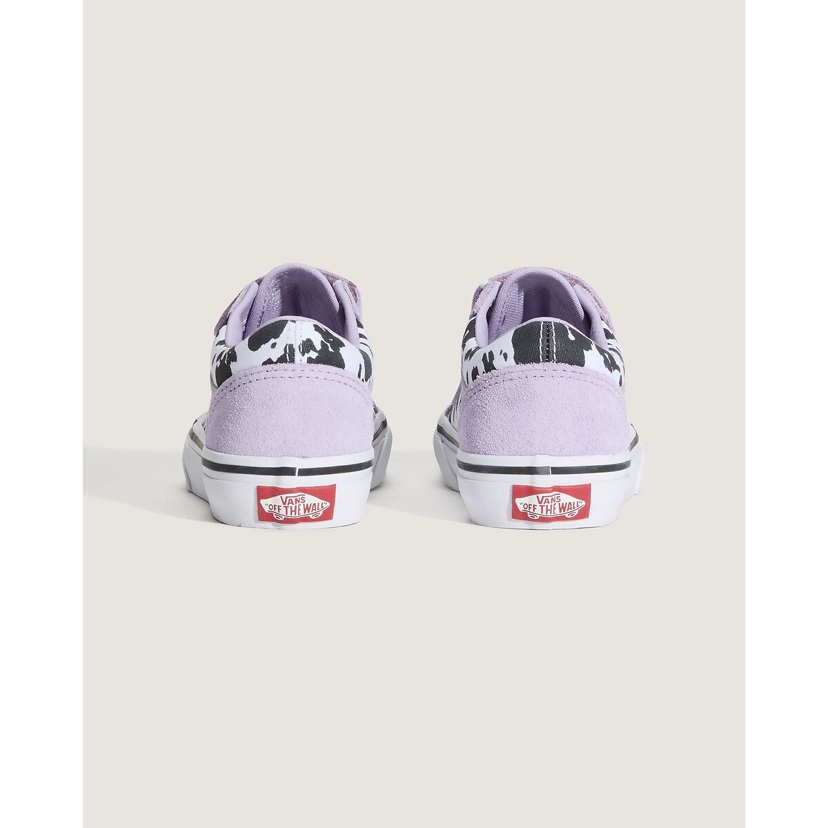 Baskets basses à scratchs, UY OLD SKOOL V noir/violet/blanc, VANS