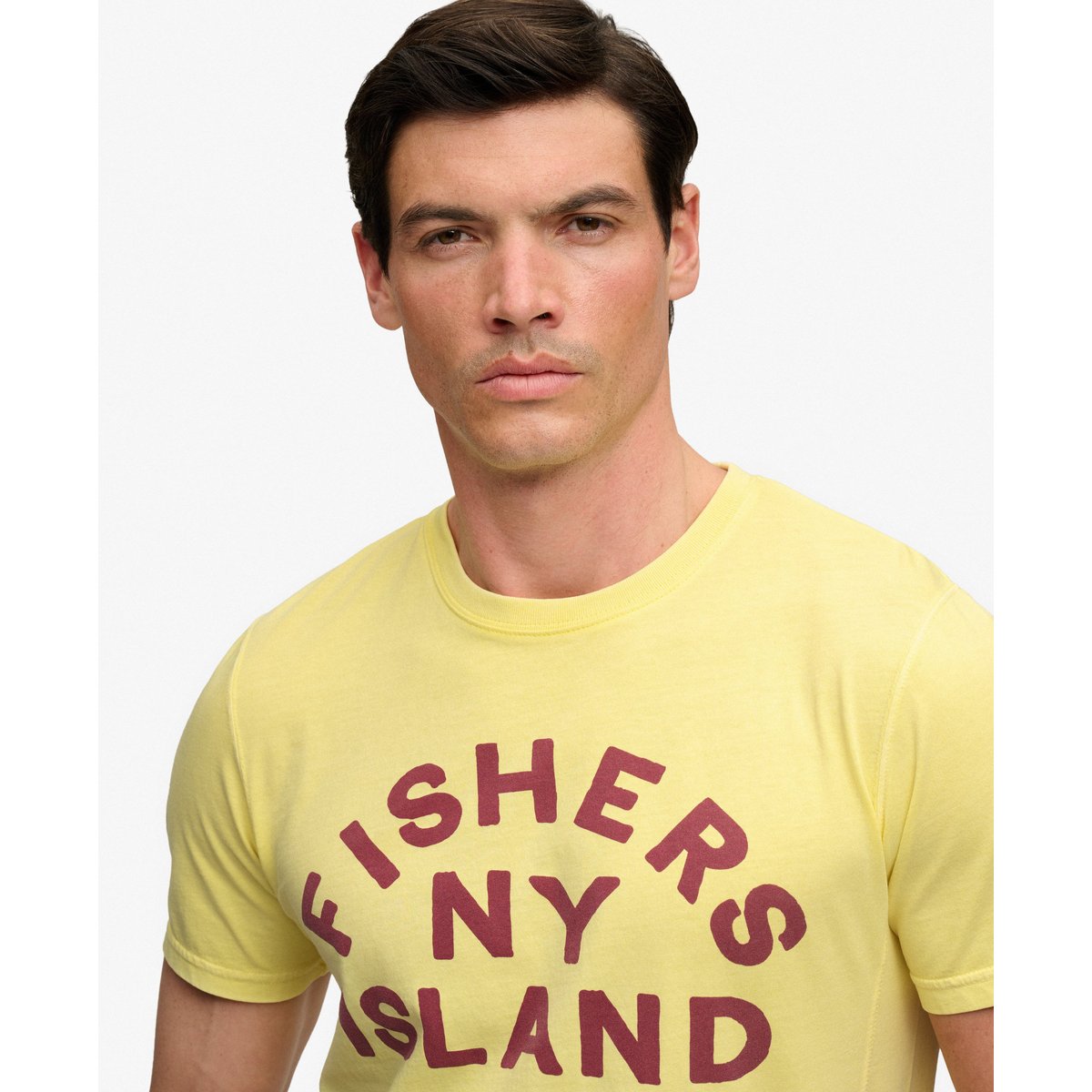 T-shirt Outdoor Type jaune vif, SUPERDRY