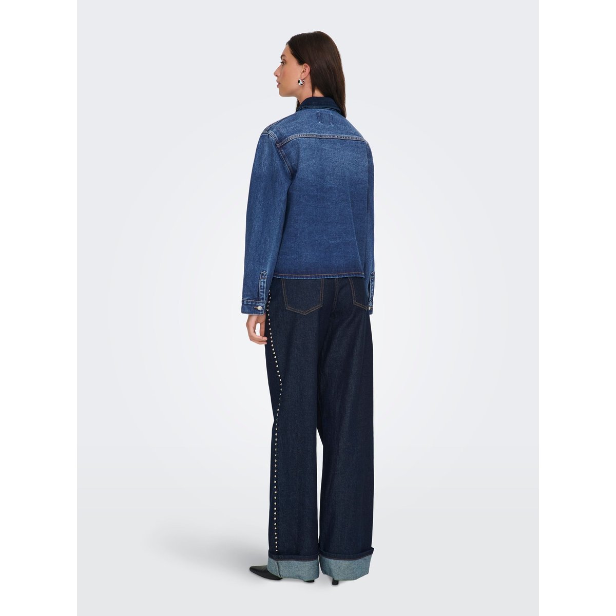 Chemise En Denim dark blue denim 1, ONLY