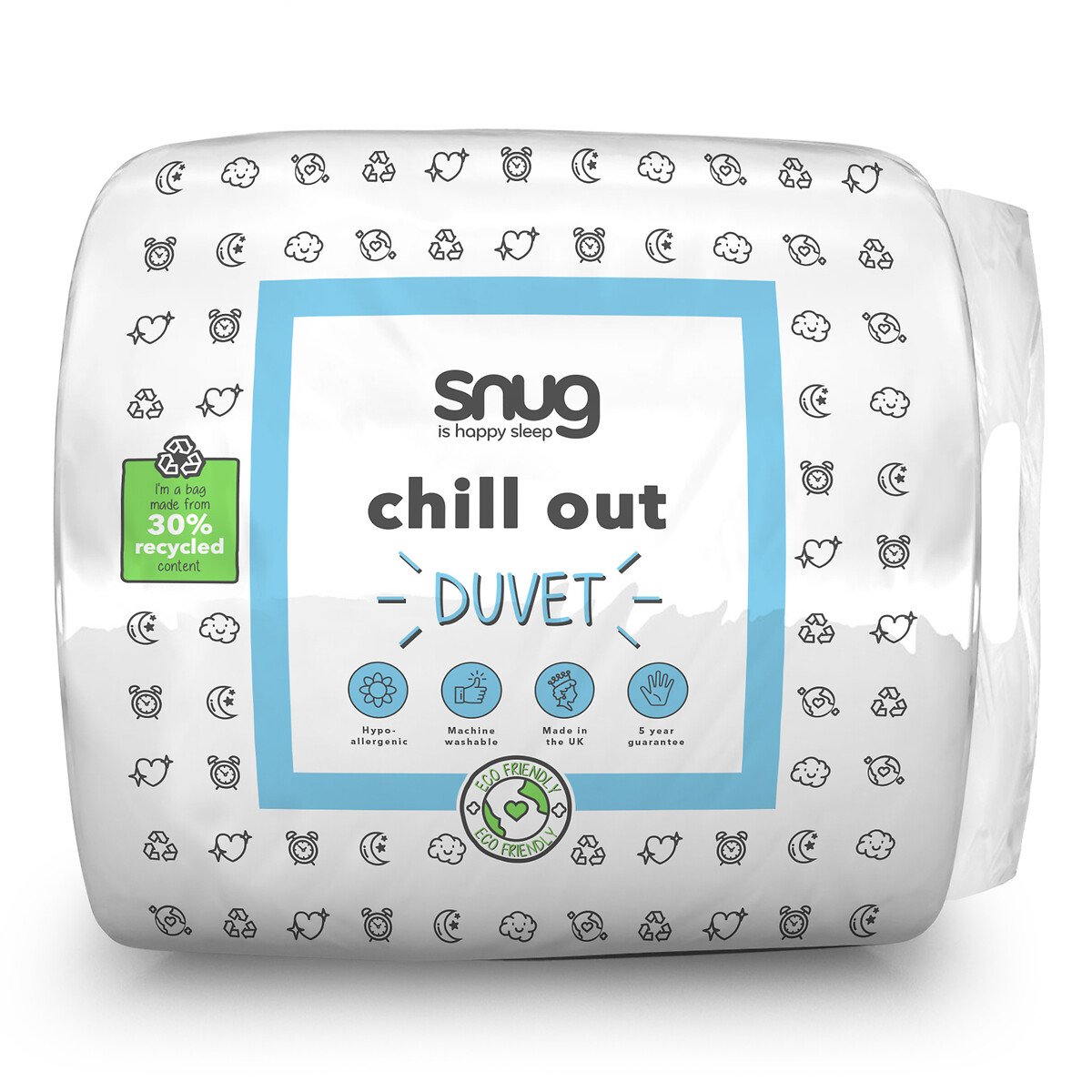 Chill Out 4.5 Tog Duvet white, SNUG