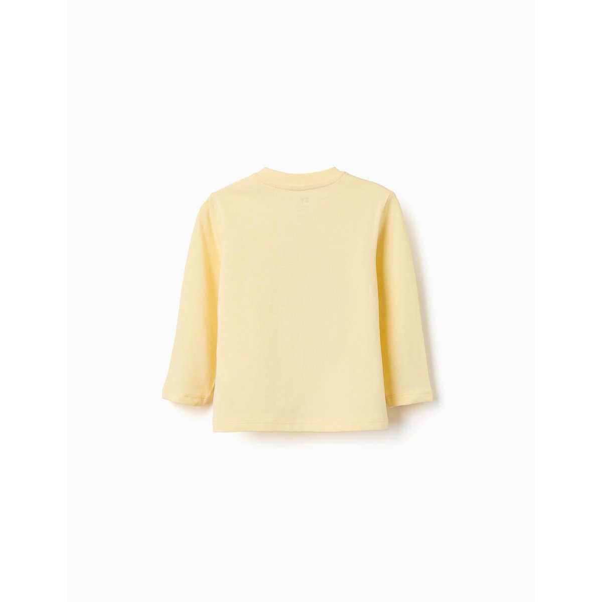 T-shirt en coton à manches longues avec imprimé perroquet jaune, ZIPPY
