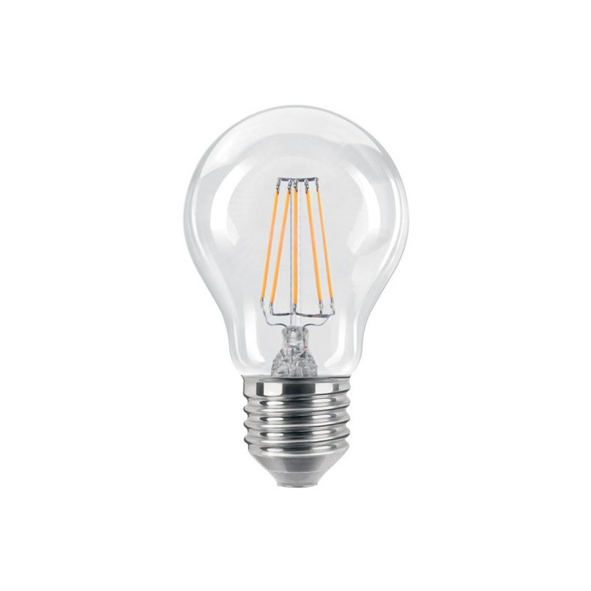 Ampoule Led Filament E27 Bulbe Blanc Chaud 8 W transparent, MILLUMINE