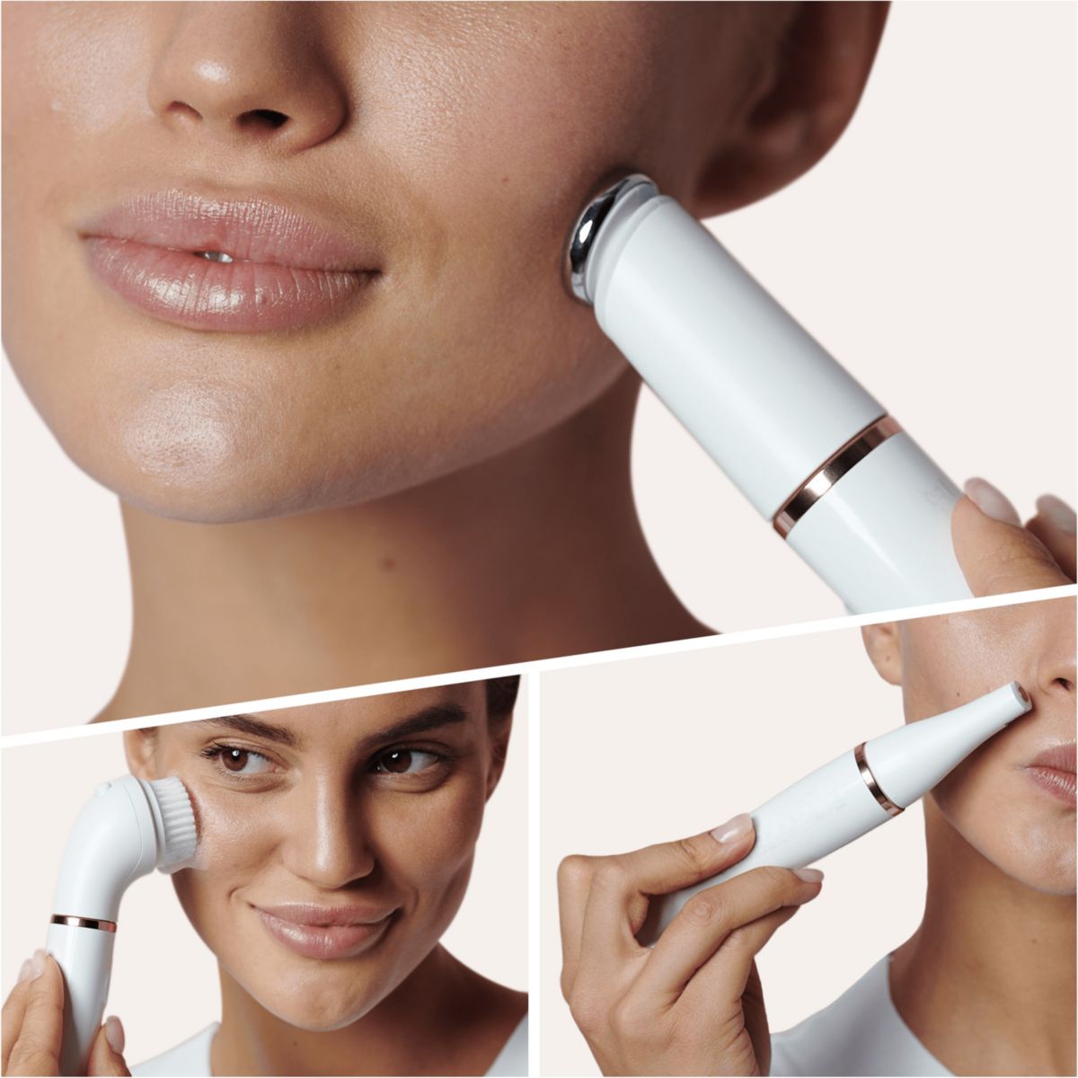 Epilateur FaceSpa Pro 911 + brosse visage couleur unique, BRAUN