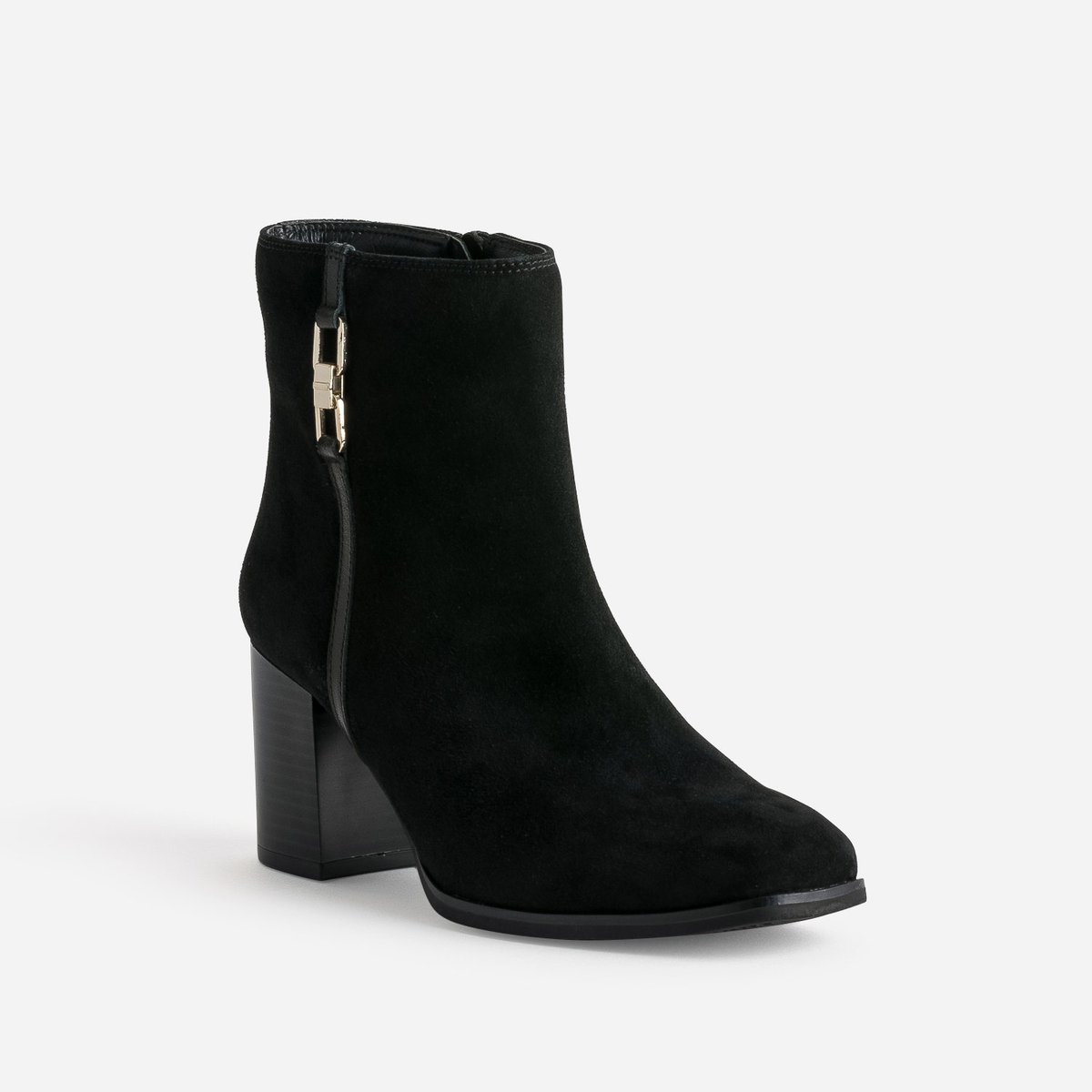 Boots À Talon en cuir CARENIE noir, ERAM