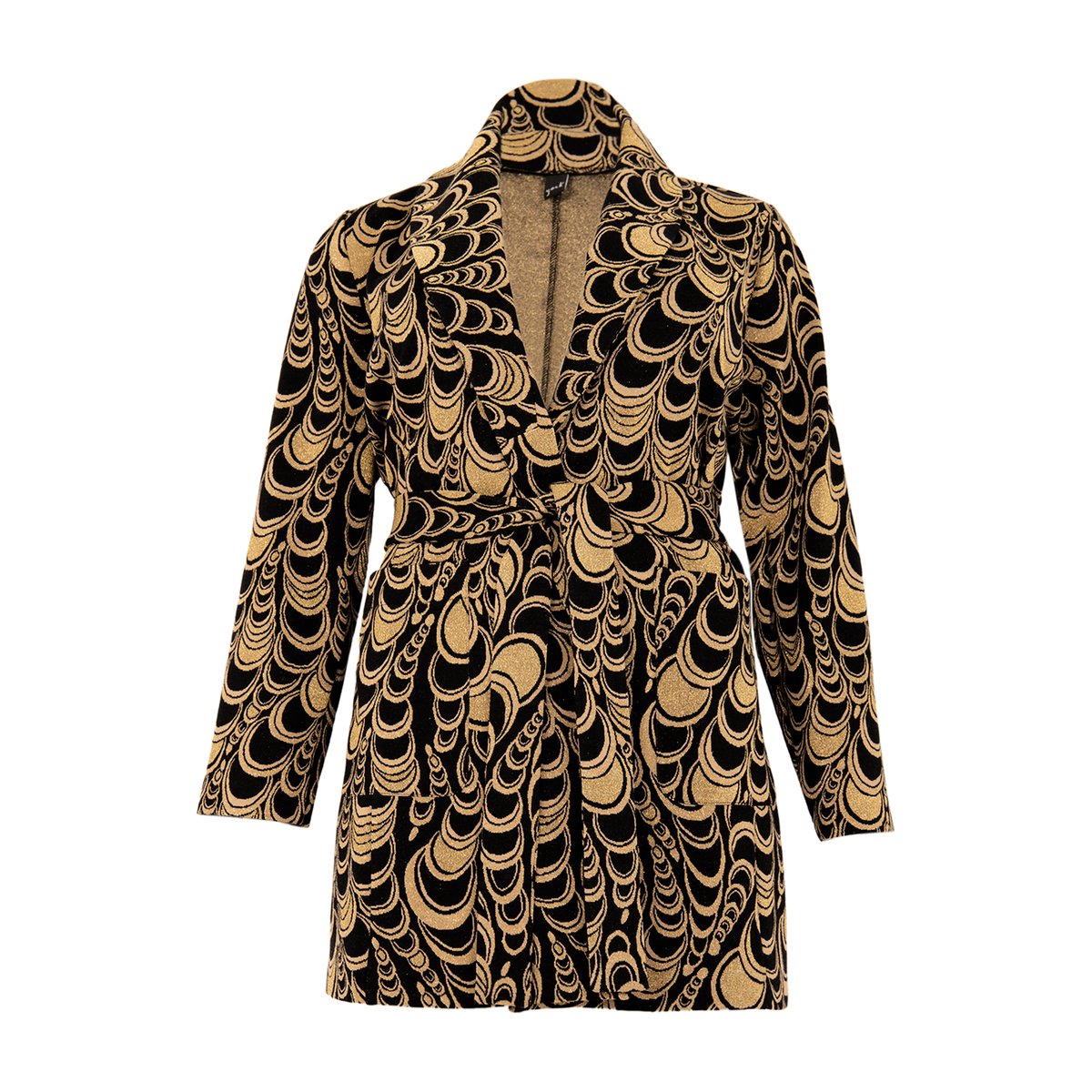 Jacket avec col châle noir, YOEK