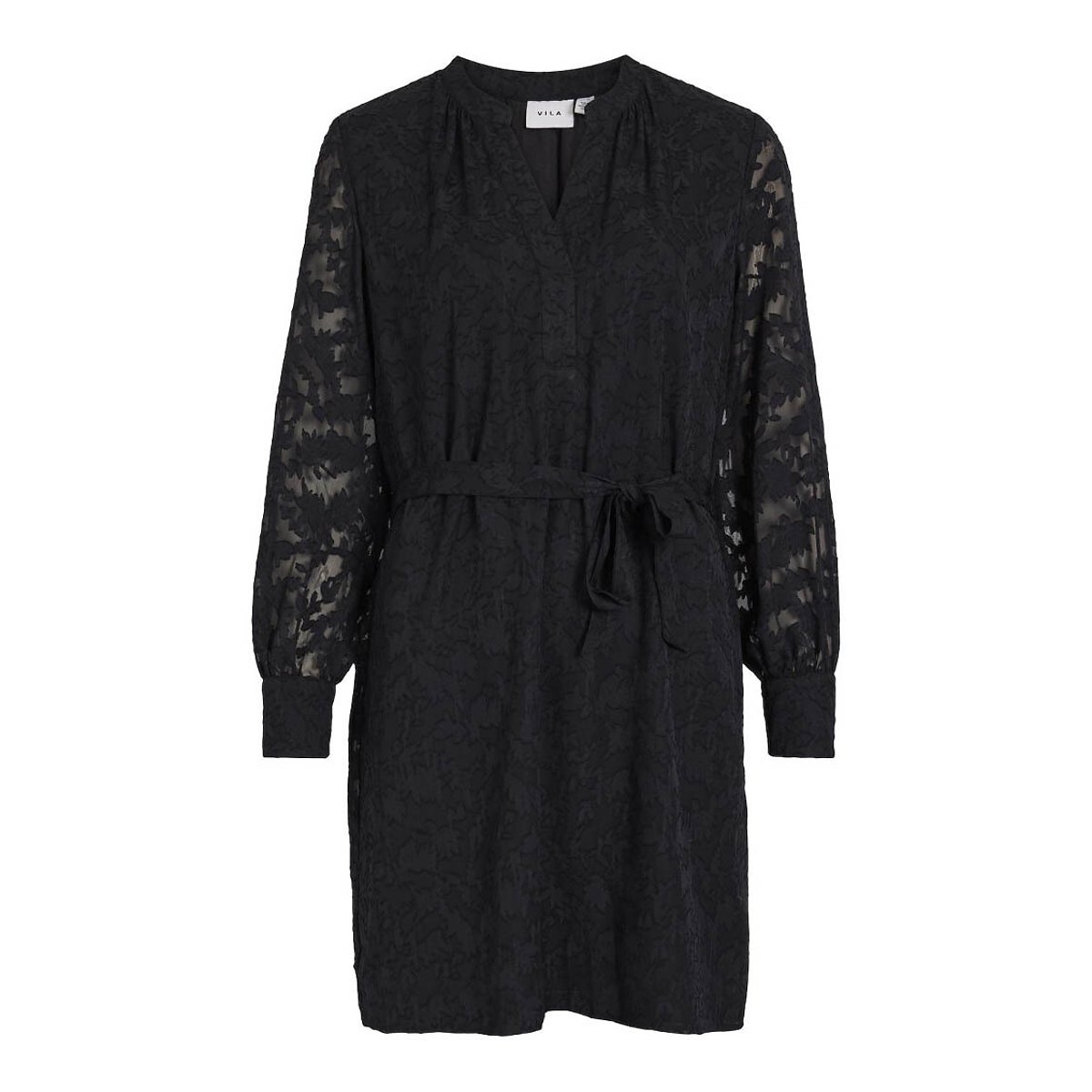 Lace Mini Dress black, VILA
