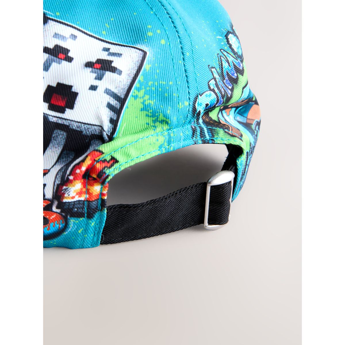 Casquette en coton bleu sarcelle minecraft, NEXT
