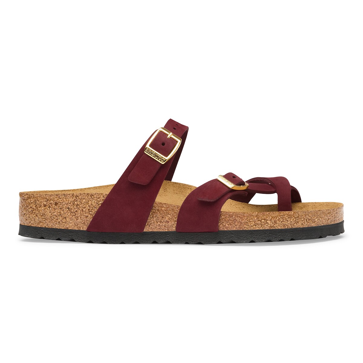 Chinelos com entrededos, Mayari bordeaux, BIRKENSTOCK