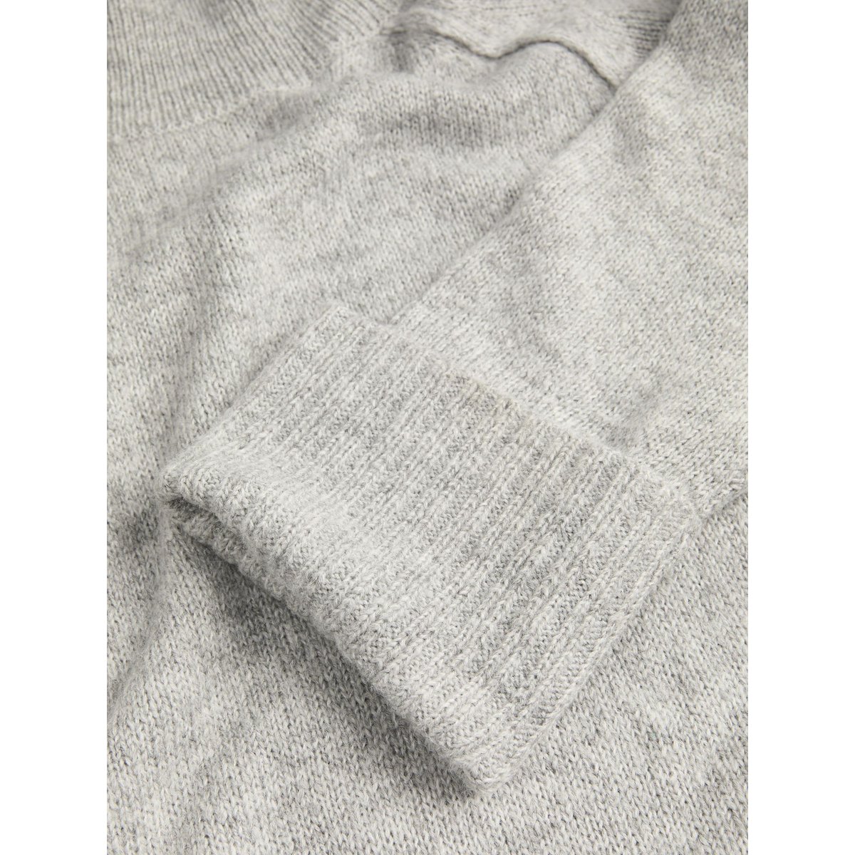 Col Roulé grise - light grey melange, JJXX