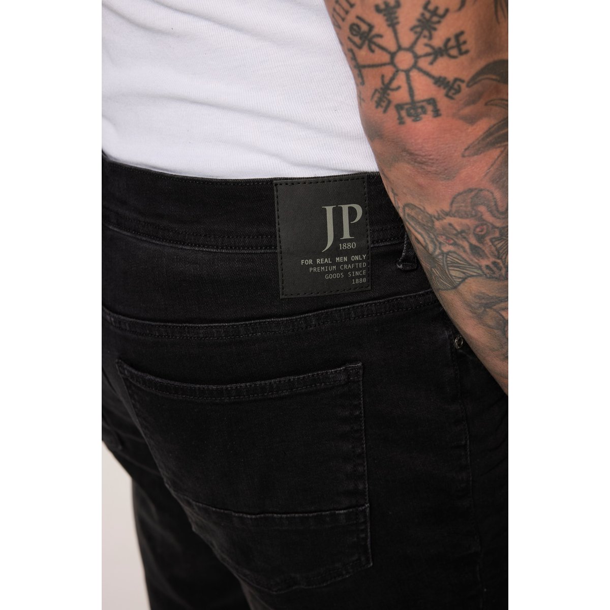 Bermuda en jean, technologie FLEXNAMIC® noir, JP1880