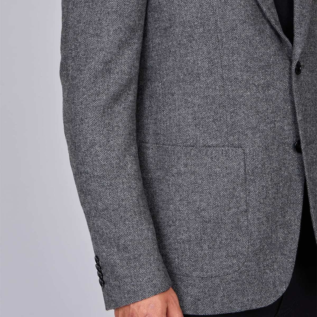 Veste blazer Egbert anthracite, MISE AU GREEN
