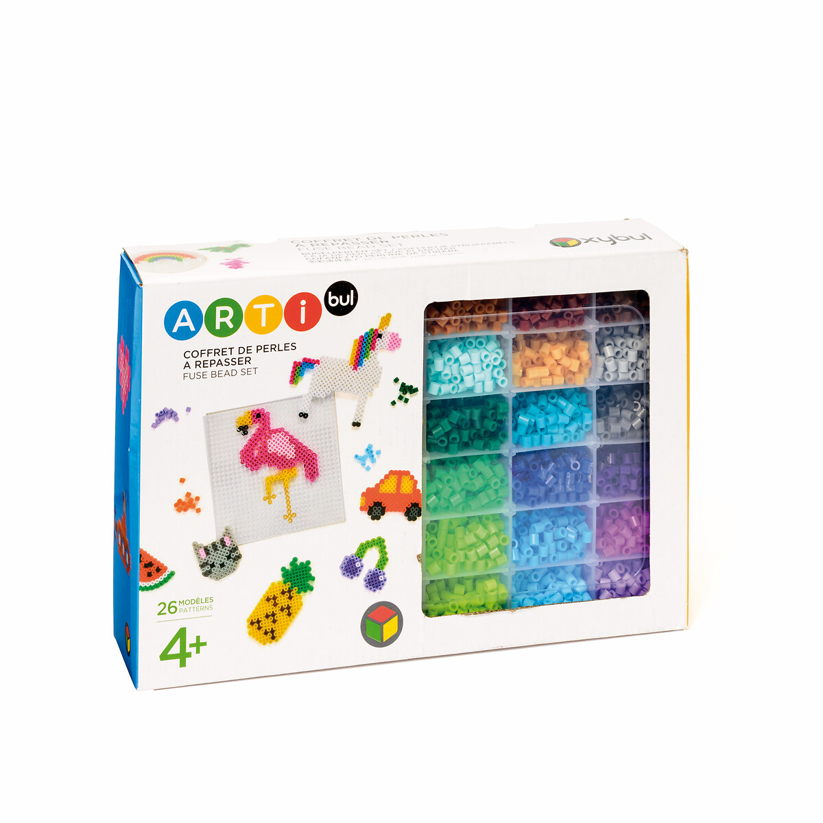 Coffret de perles à repasser multicolore, OXYBUL