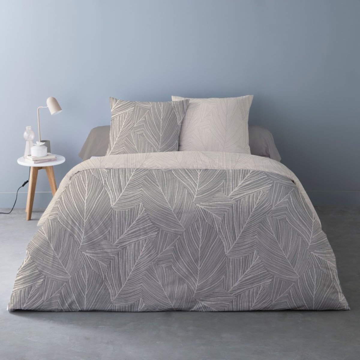 Housse de couette 240x220 OMBU + 2 taies Percale de coton multicolore, DECORATIE