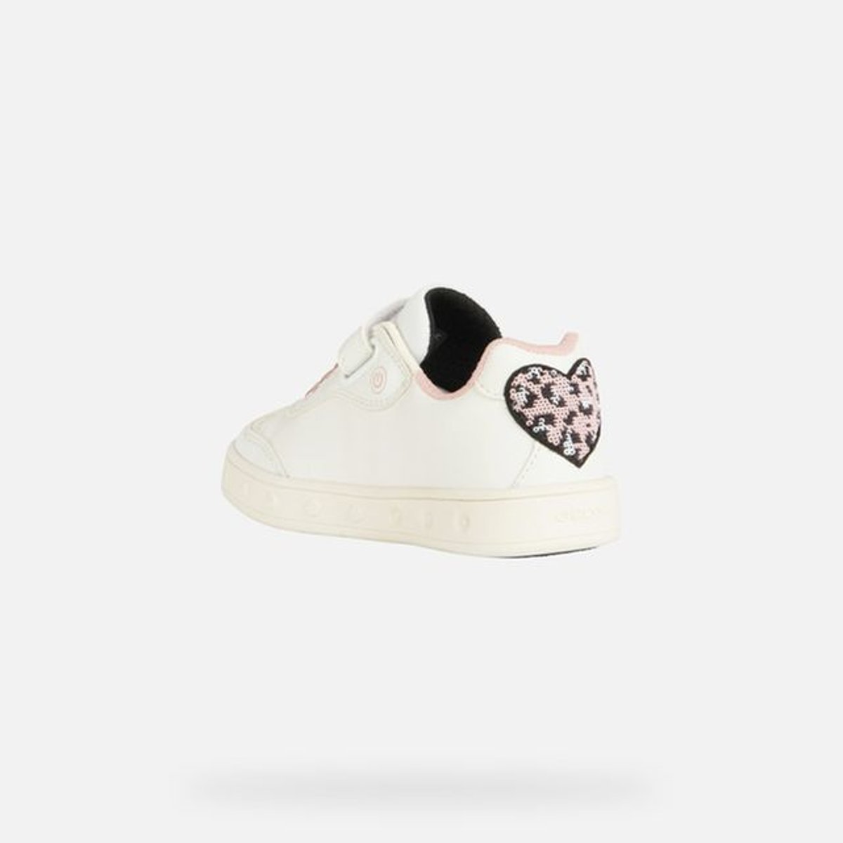 Baskets  J SKYLIN blanc/rose clair, GEOX