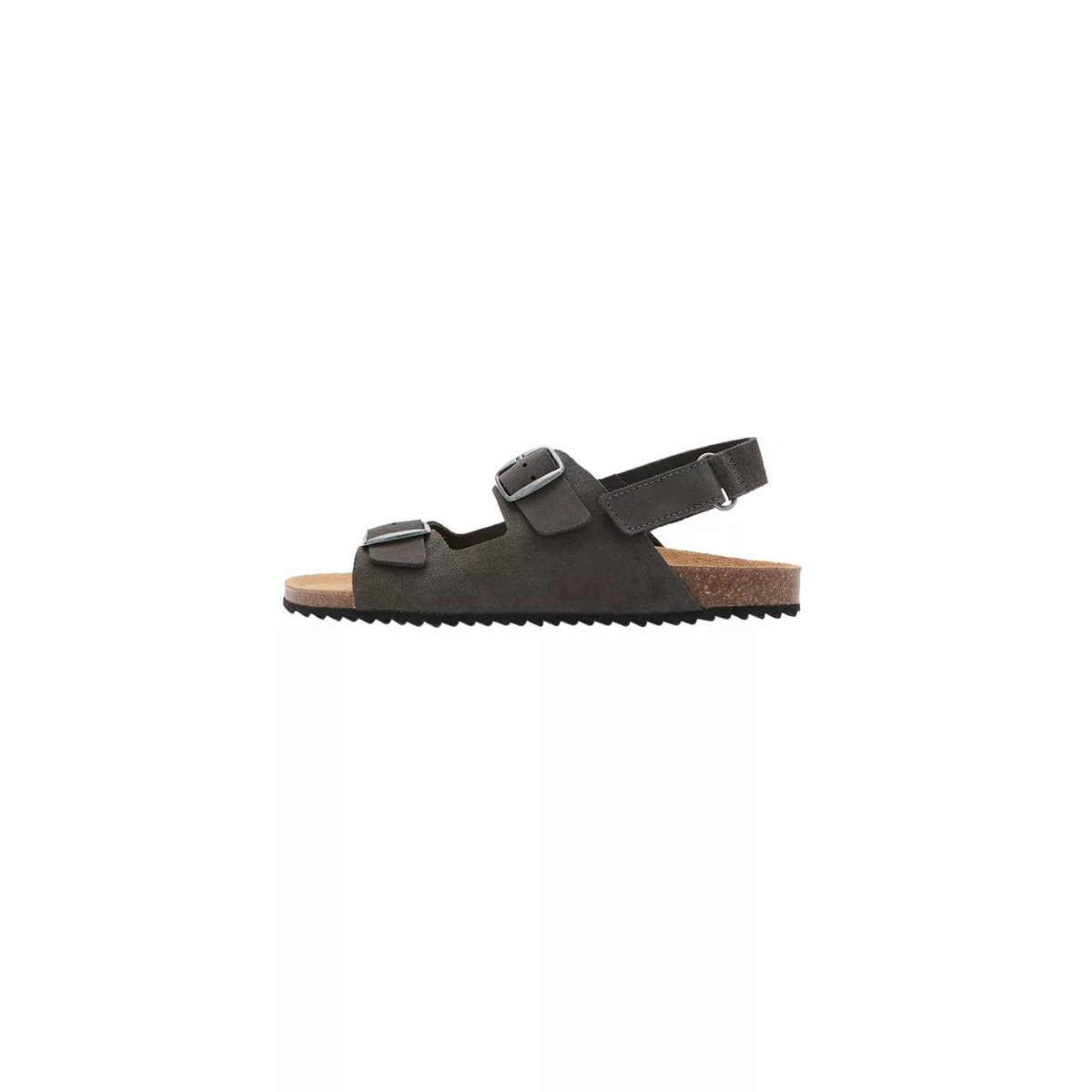 Sandales boucles cuir gris, MANGO KIDS