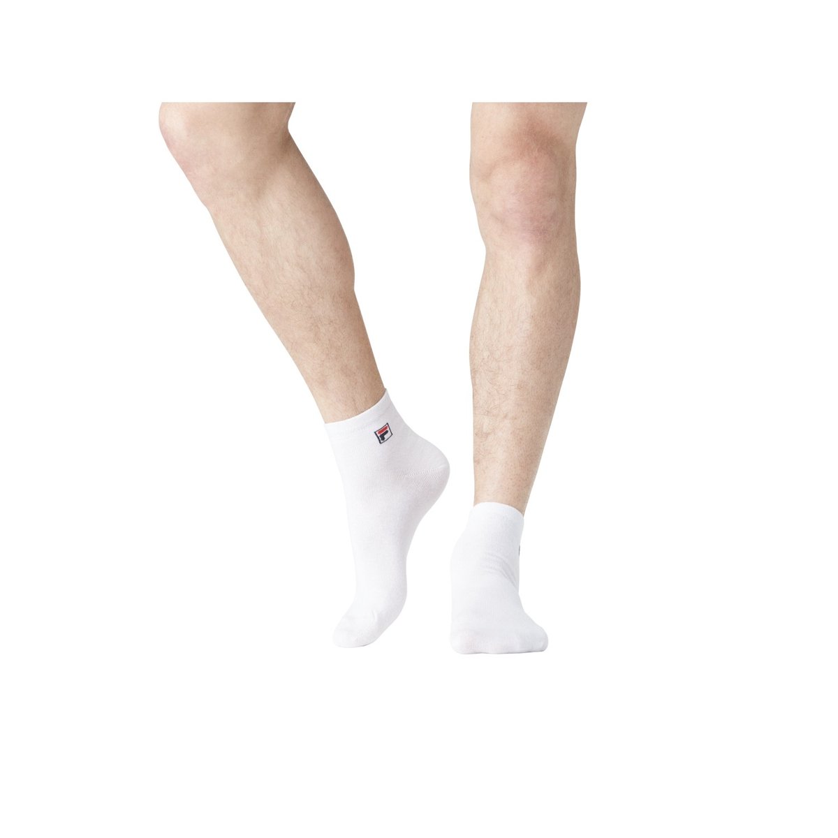 Lot De 6 Paires De Lowcut noir/blanc, FILA