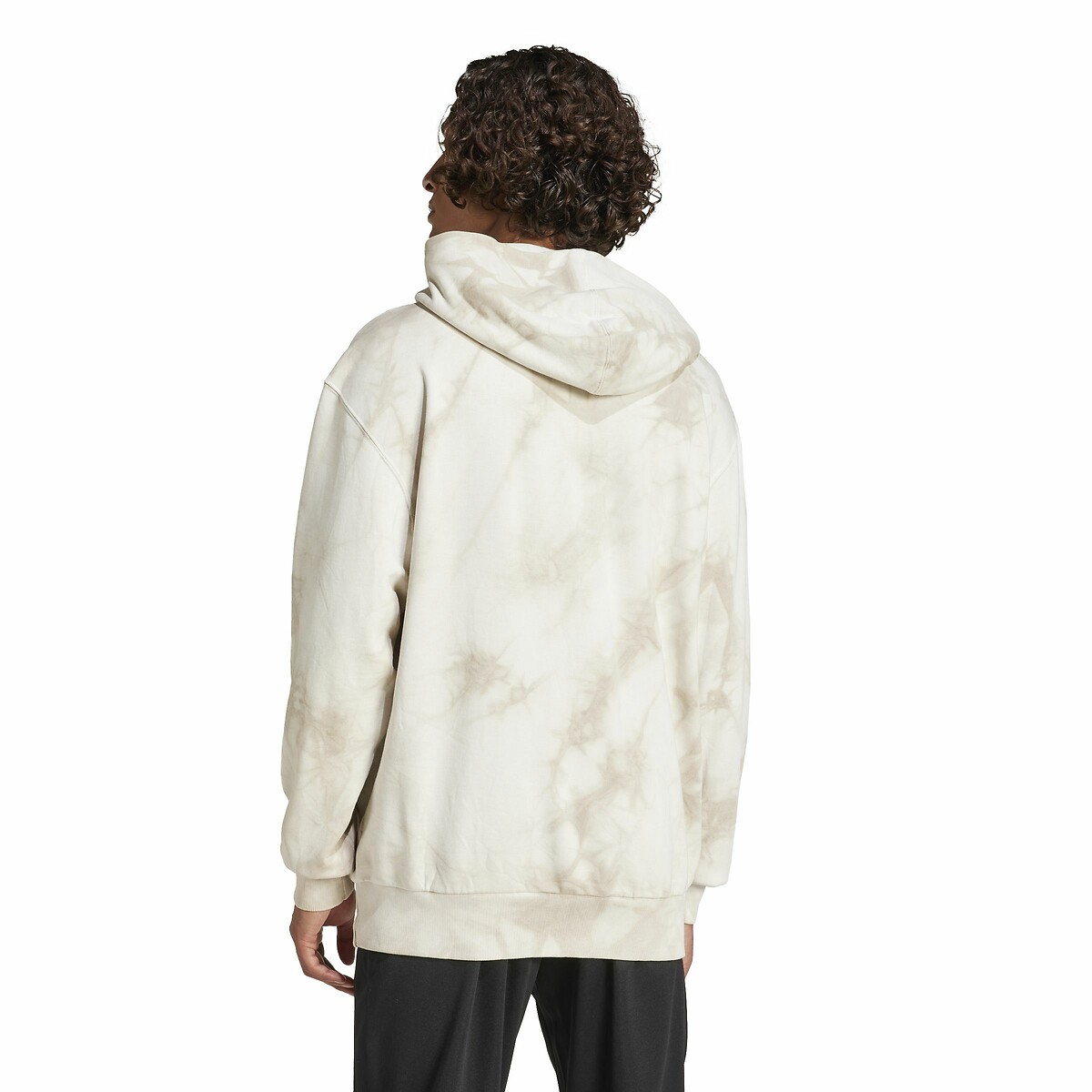 Kapuzensweatshirt in Tie & dye-Optik beige, ADIDAS SPORTSWEAR