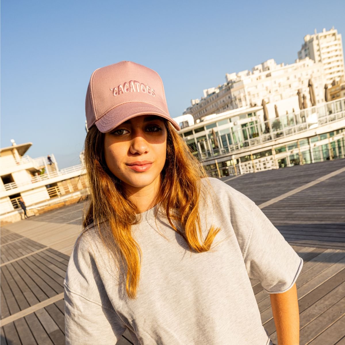 Casquette CAPOEIRA CLASSIC rose vintage, CACATOES