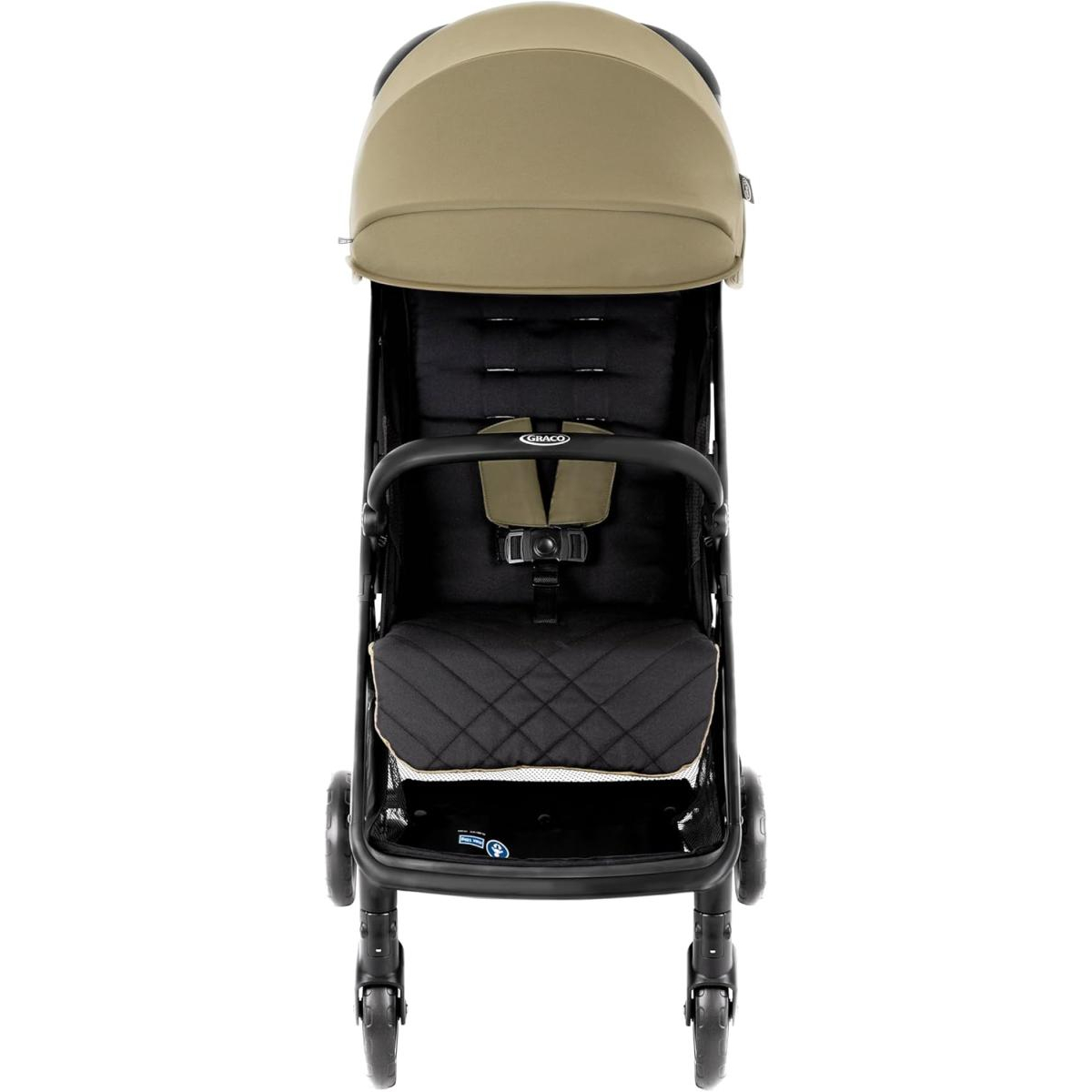 Myavo Poussette noir - clover couleur unique, GRACO