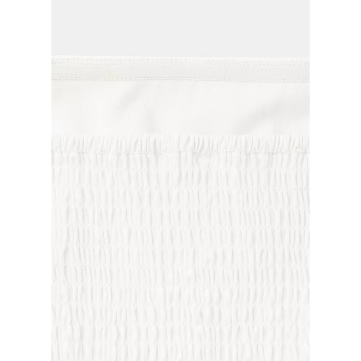 Top bustier avec détail de perles blanc cassé, MANGO TEEN