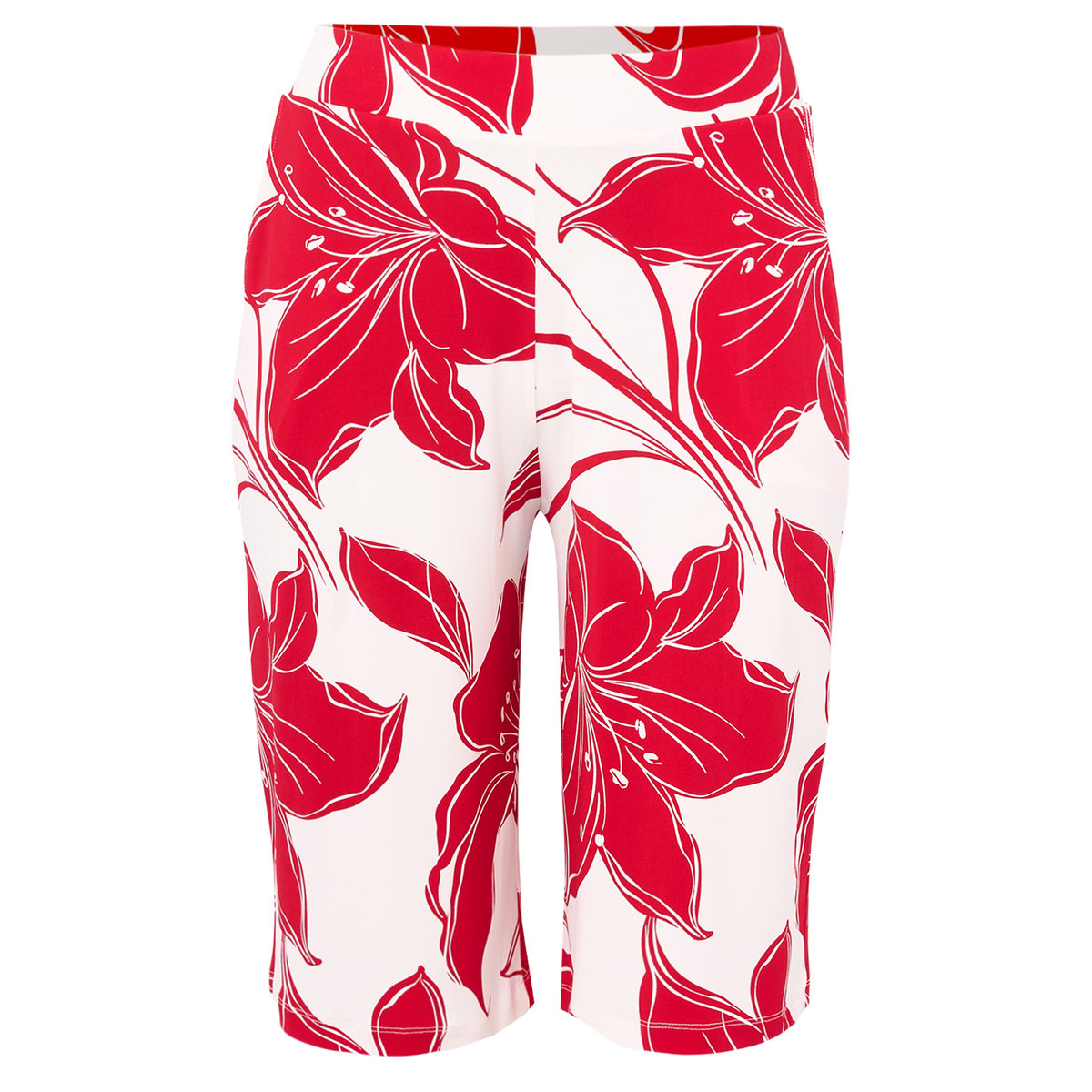 Pantalon imprimée rouge, YOEK