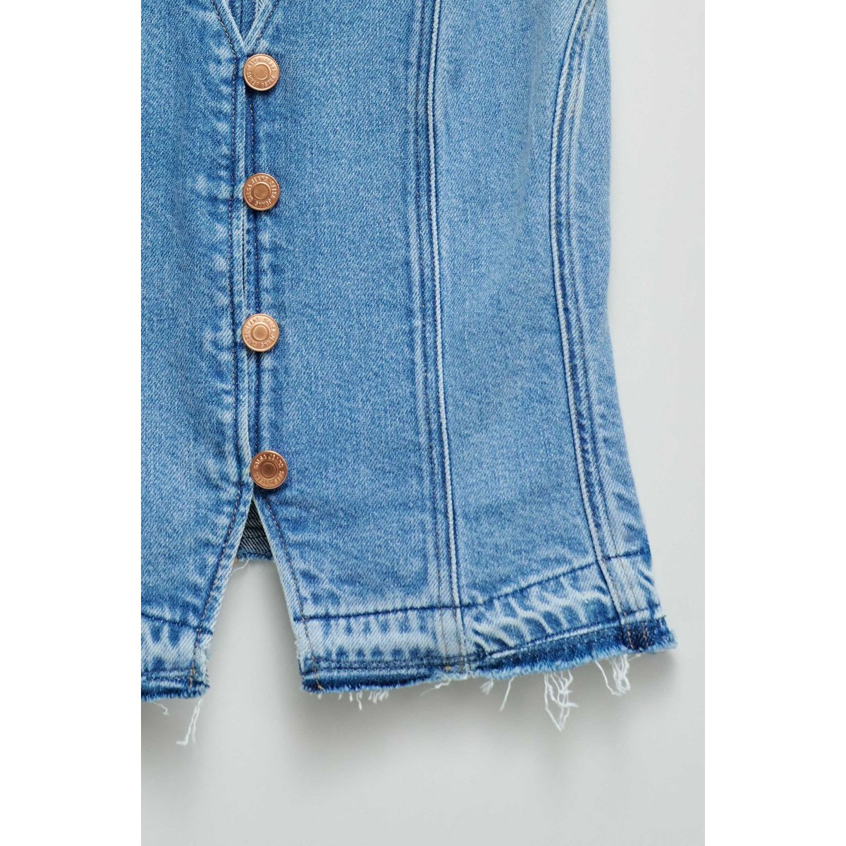 GILET EN LIGHTDENIM bleu, SALSA JEANS