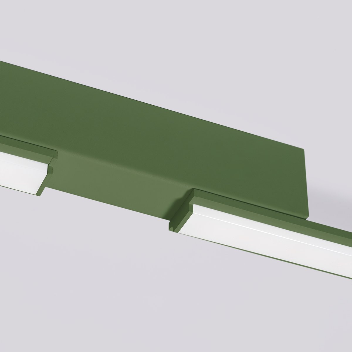 Plafonnier Aluminium Vert Olive LED 2 Lagom vert olive, EDEN