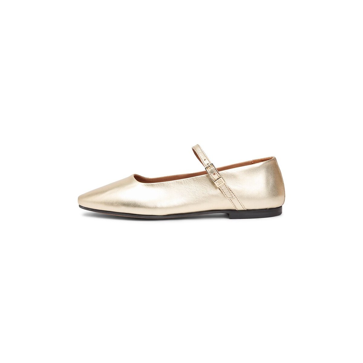 Ballerine babies in pelle oro bianco, TOMMY HILFIGER