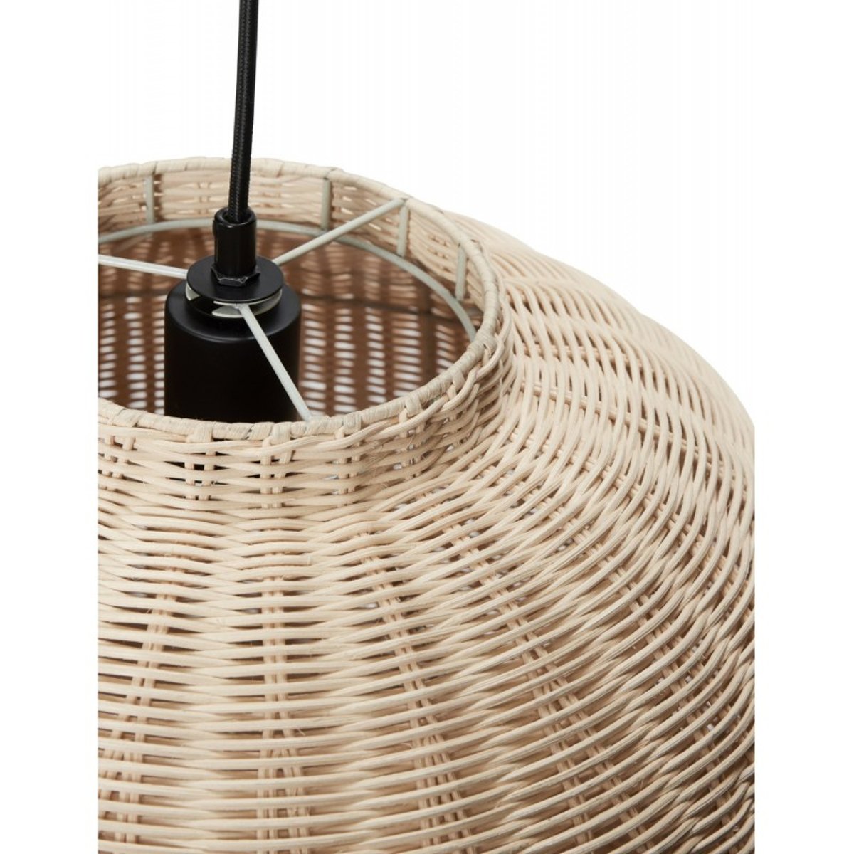 Suspension Chand Pendule Ronde Naturel Hübsch naturel, HUBSCH