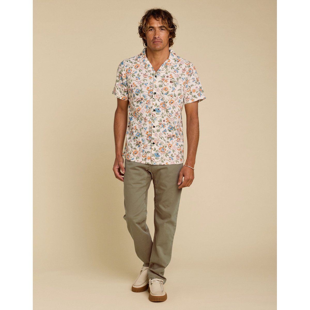 CHEMISE HAWAÏENNE LINSANTANA beige, PULLIN