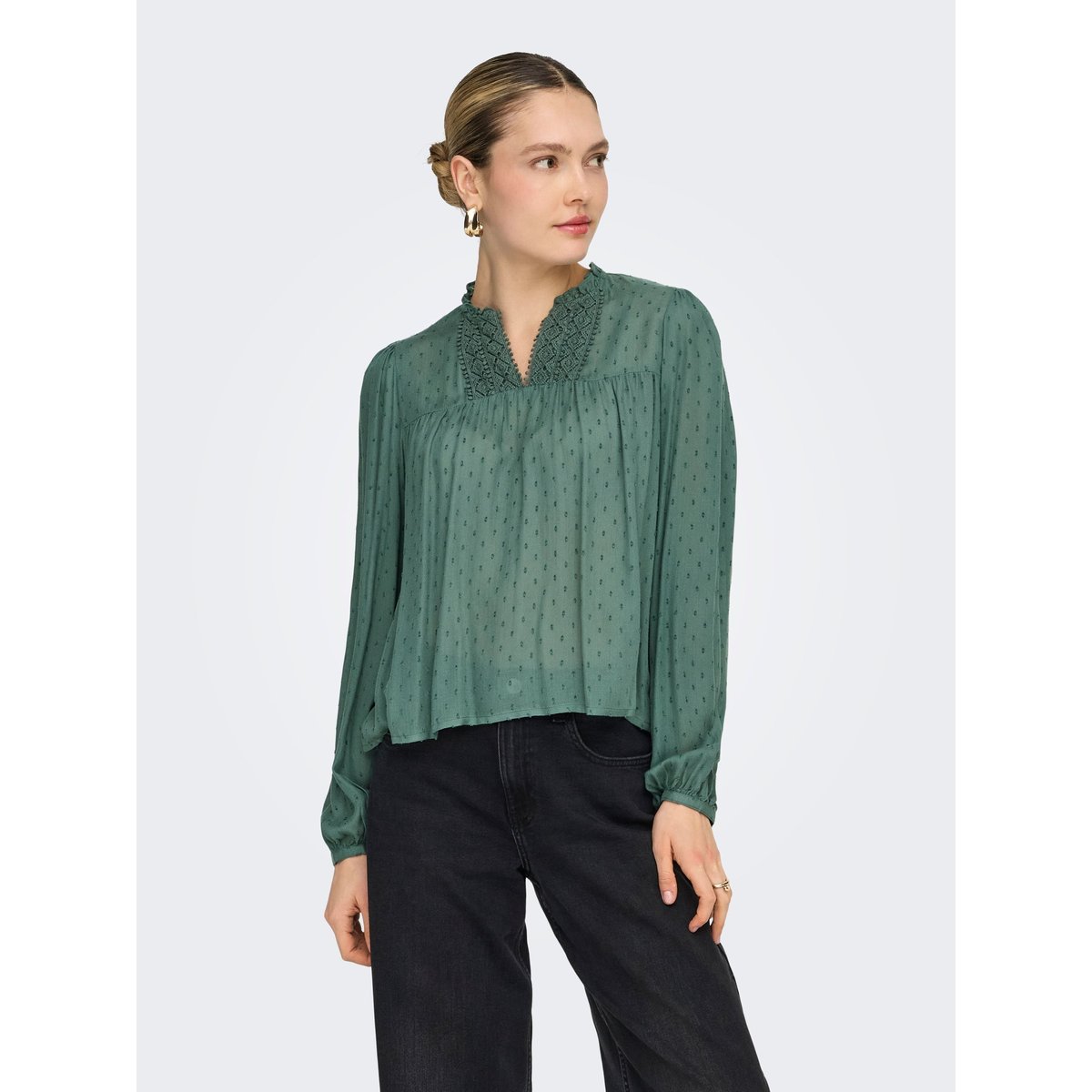 Blouse dark forest, ONLY