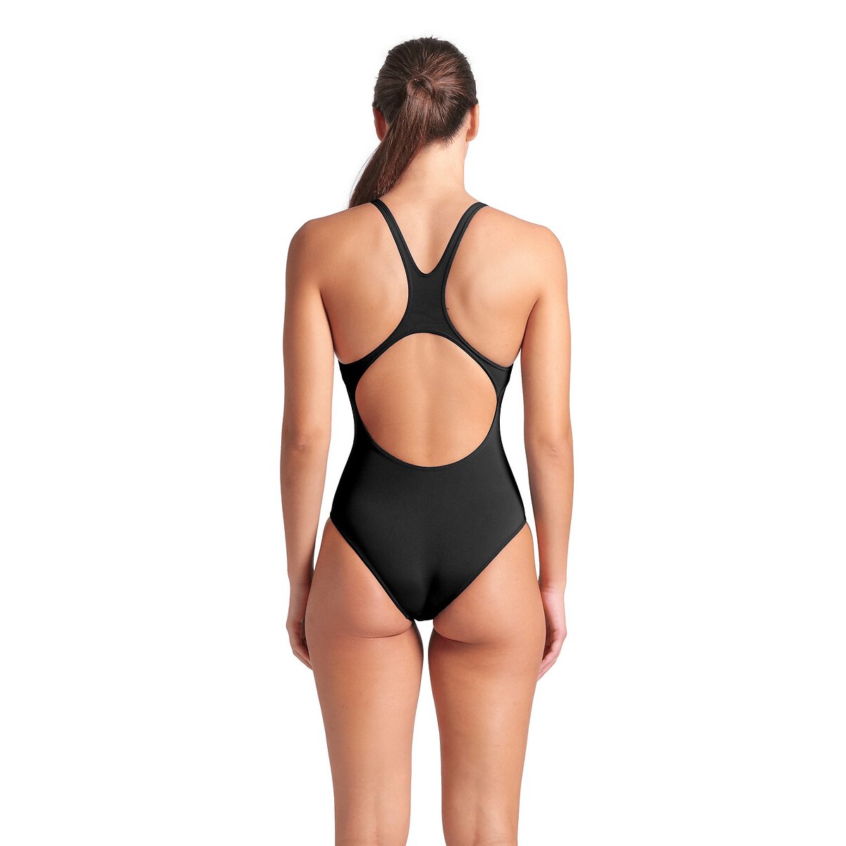 Maillot de natation TEAM dos swim pro noir, ARENA