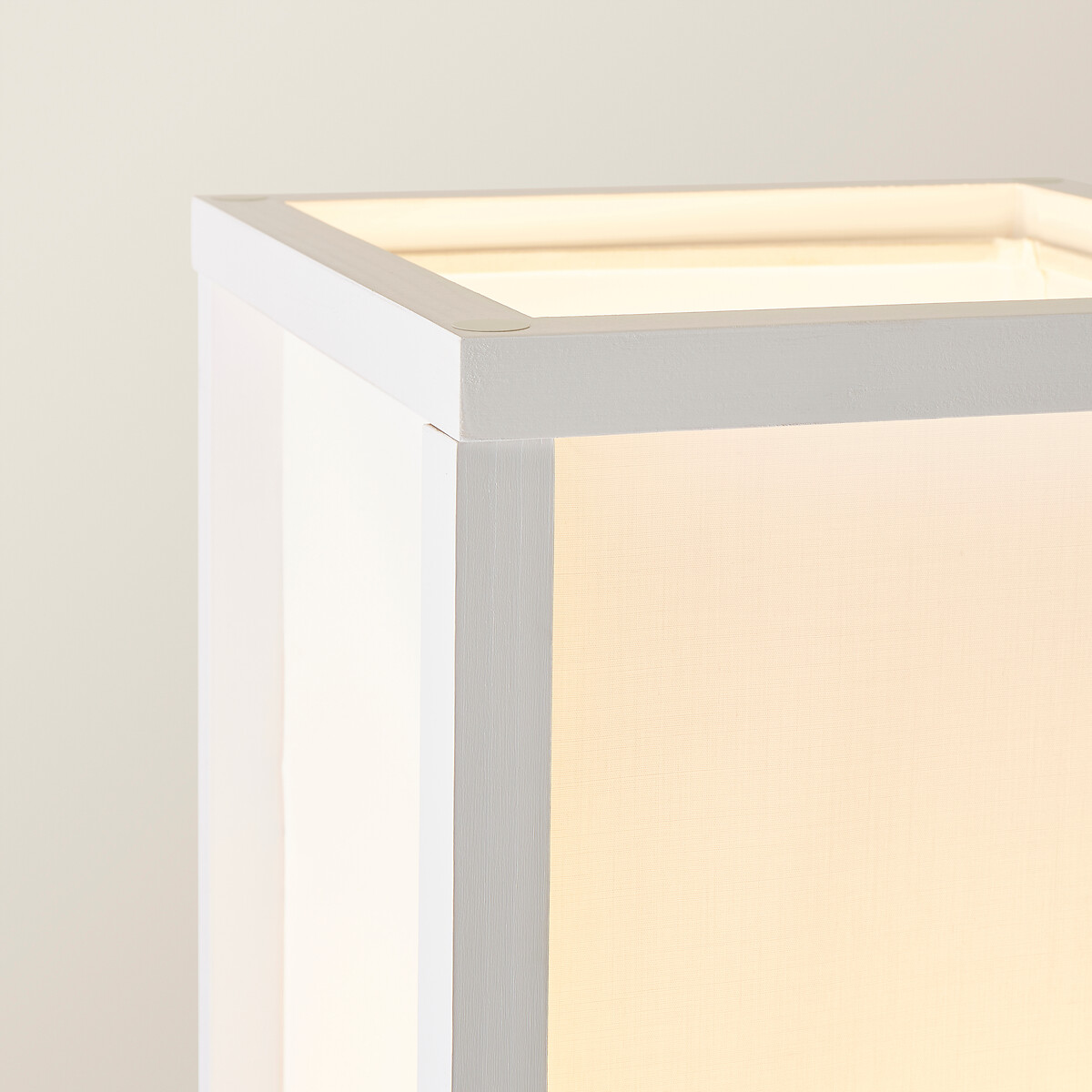 Scottie Wooden Shelves Floor Lamp white, SO'HOME