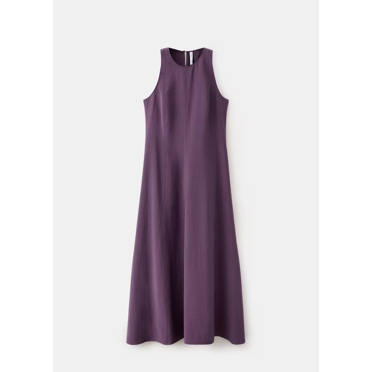 Robe évasée détail coutures violet, MANGO