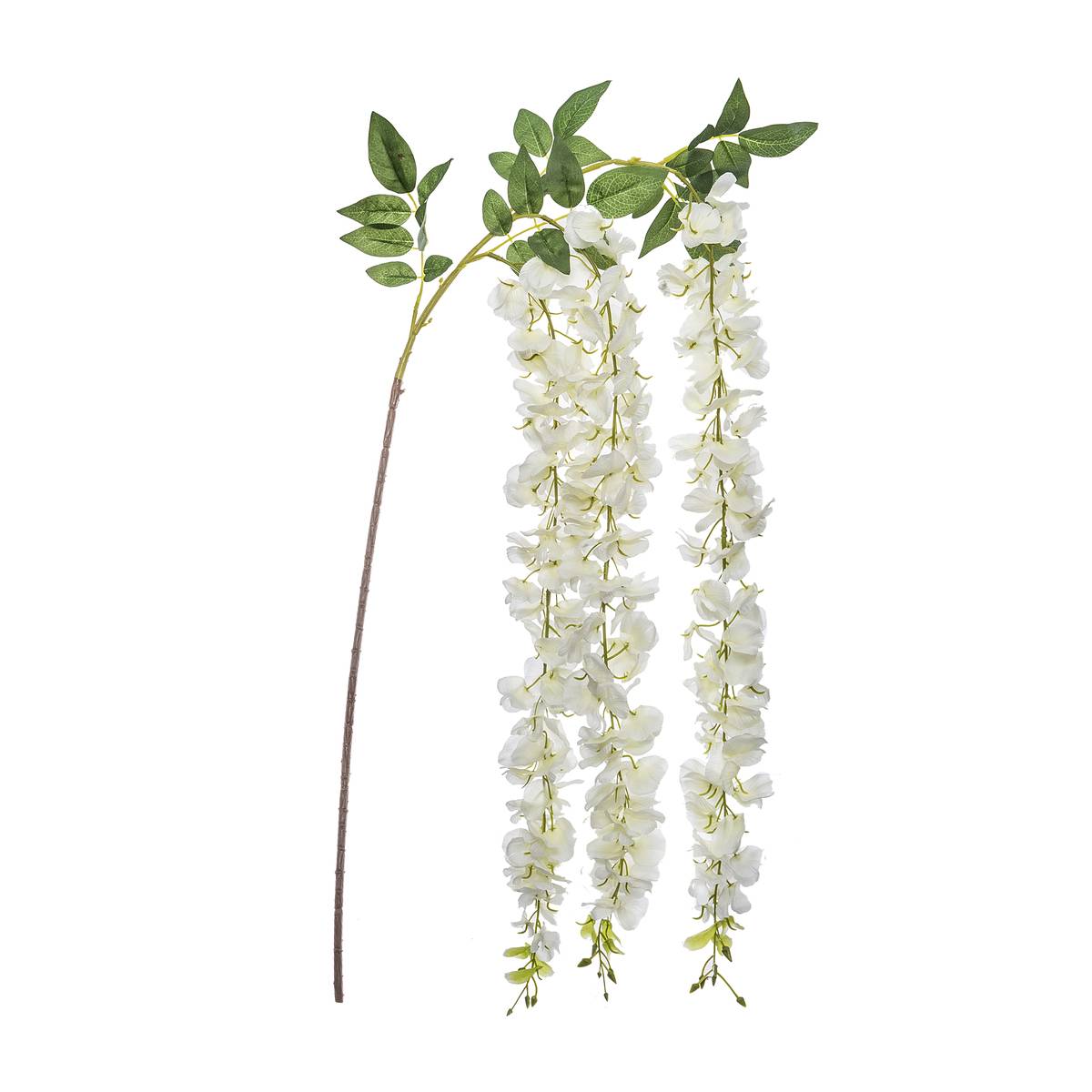 Tige de glycine artificielle blanc, ATMOSPHERA