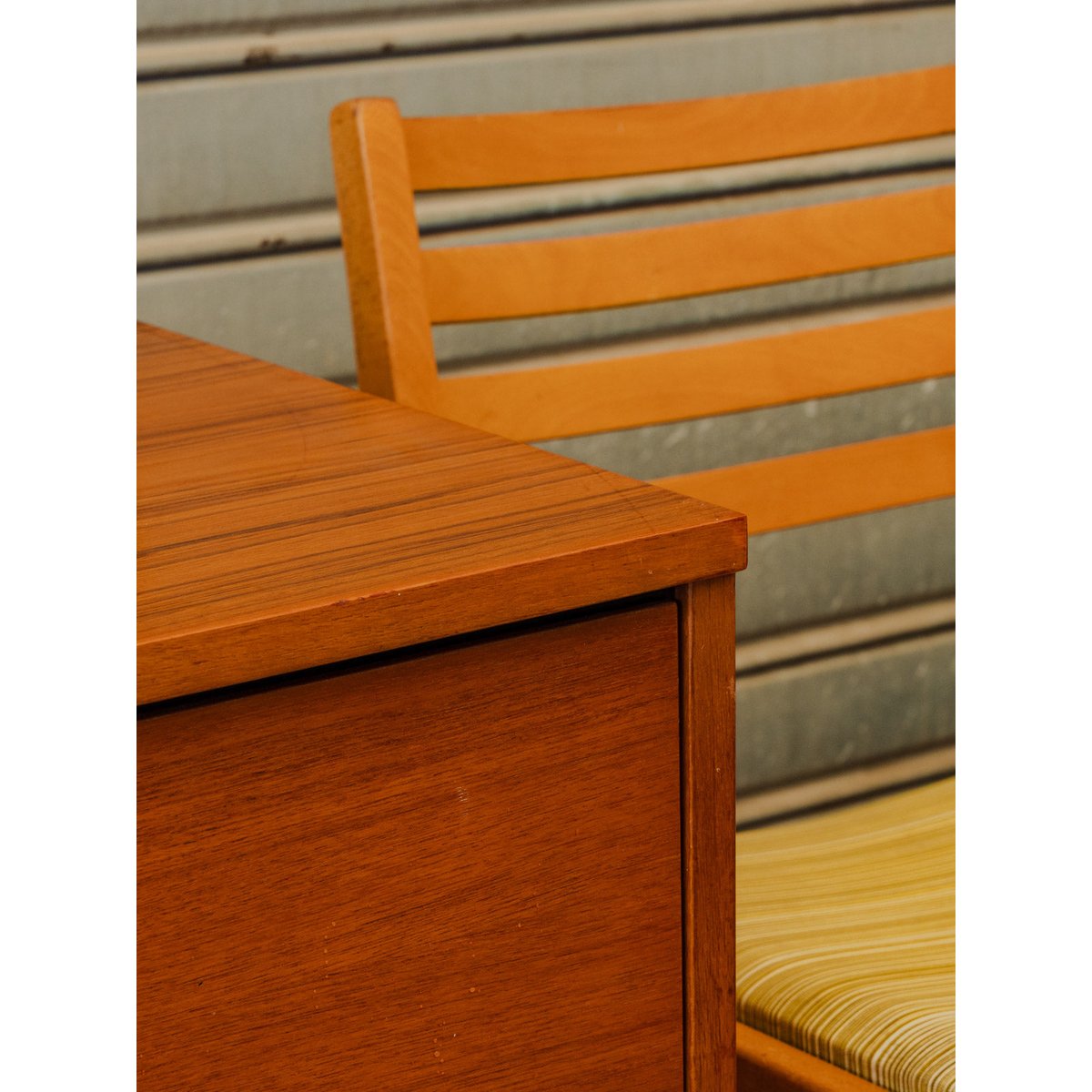 Buffet en bois Gustave N°1652 - Bon état bois foncé, DEBONGOUT