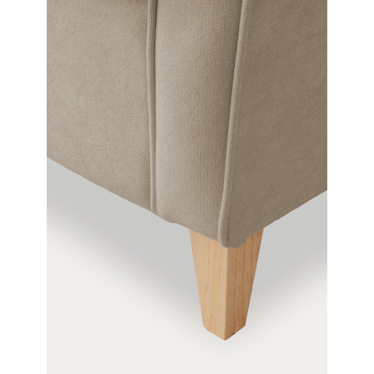 Fauteuil Rembourrée - DAN beige, KENAY
