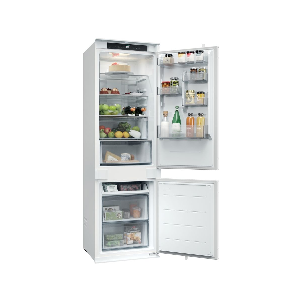 Réfrigérateur combiné encastrable RNBQT3518E couleur unique, ROSIERES