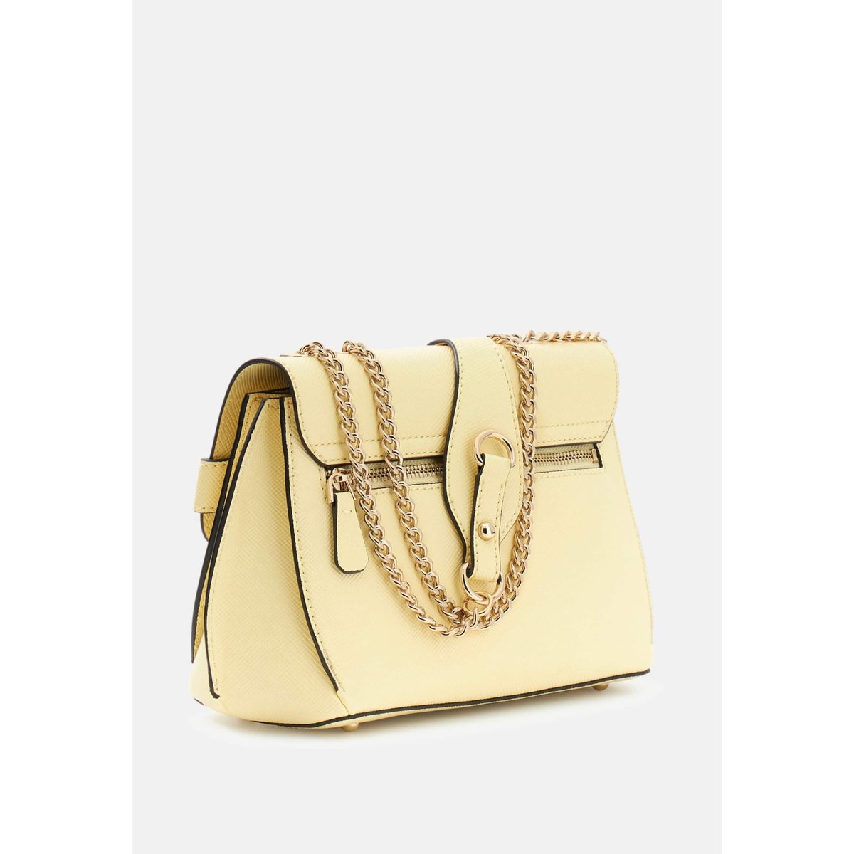 Serenova Saffiano Sac Bandoulière jaune, GUESS