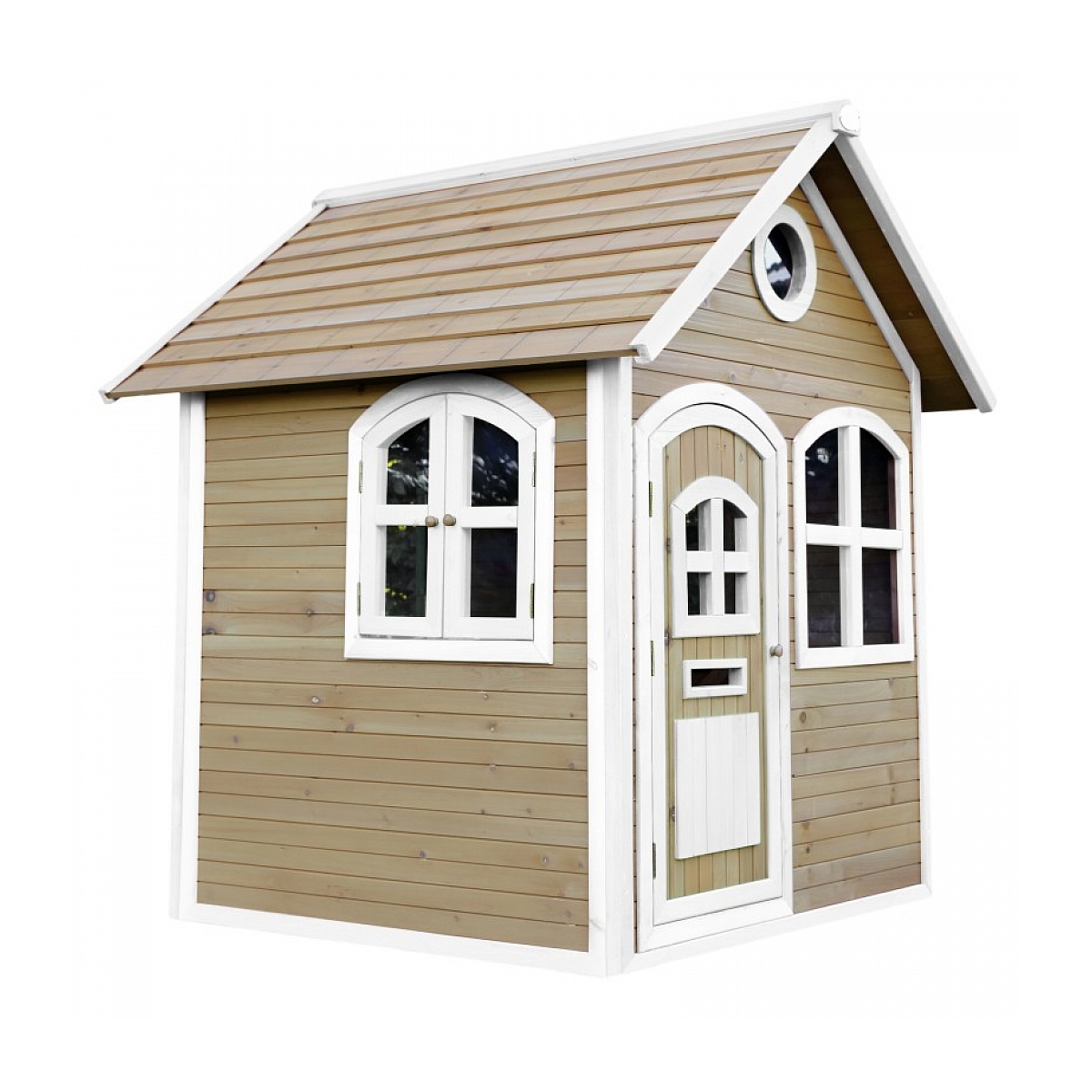 Axi Cabane de jeu JULIA en bois FSC brun Blanc couleur unique, AXI HOUSE