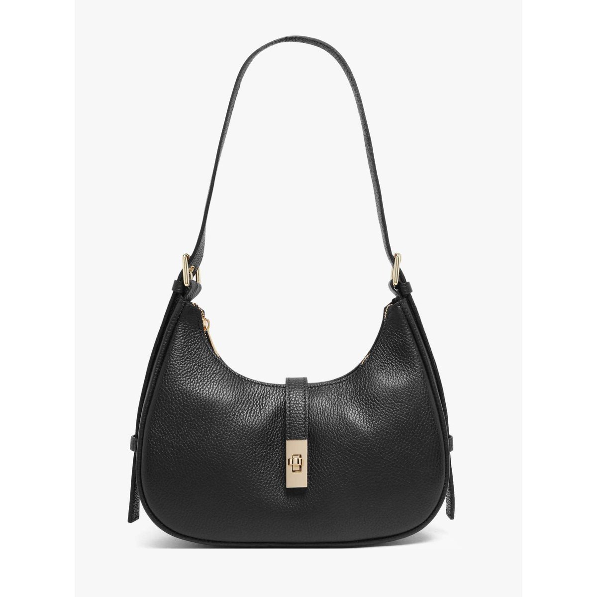 Hobo Caviar cuir nero, MILANO