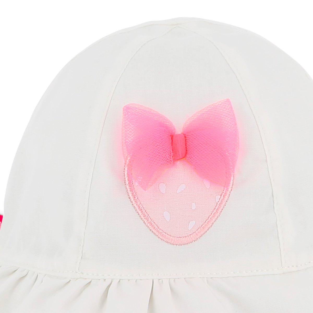 Chapeau avec fantaisie blanc, BILLIEBLUSH
