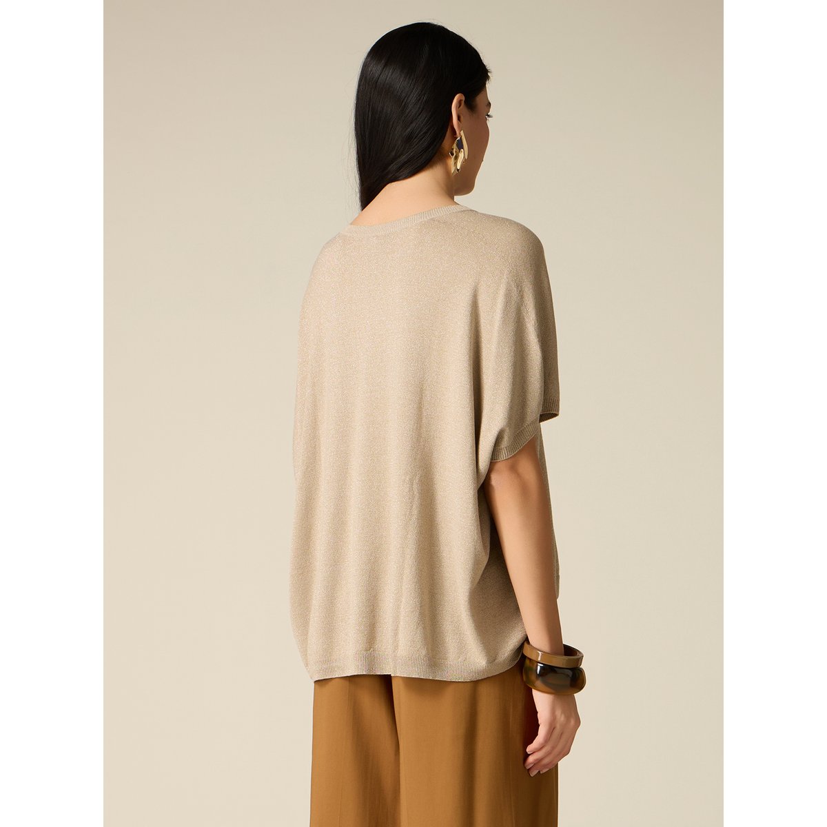 Pull kimono beige, OLTRE